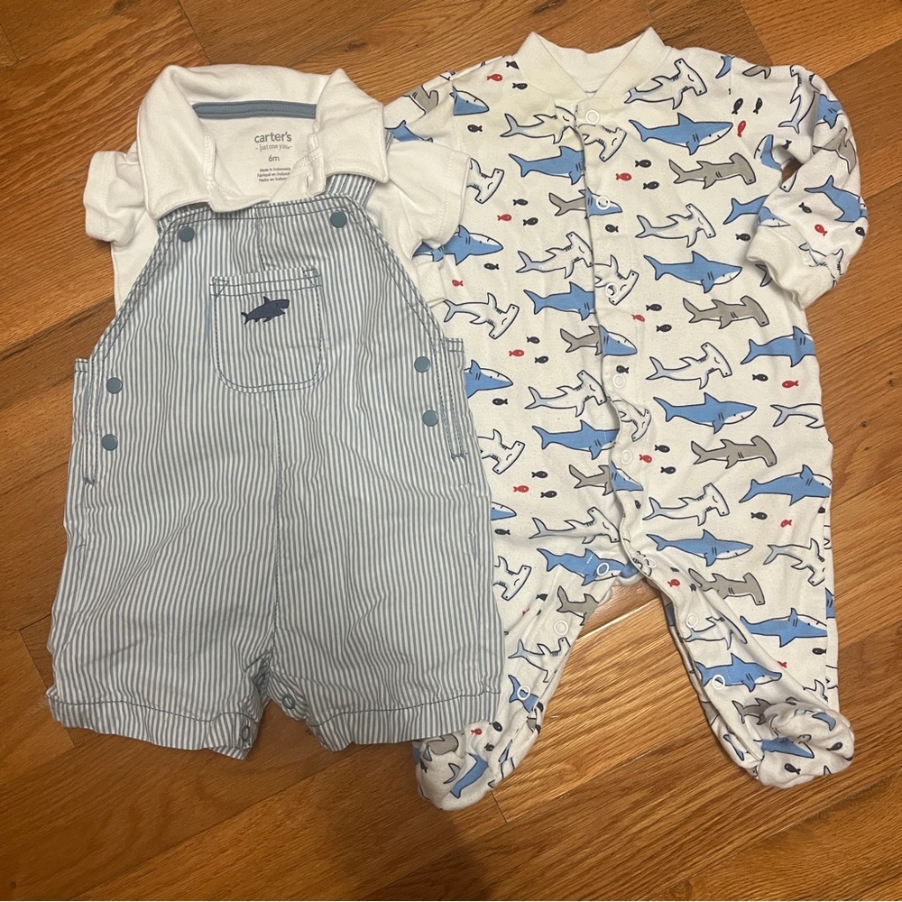 Carter’s Shark Week Looks for 3-6 month olds